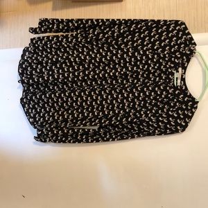 Boden swan print blouse